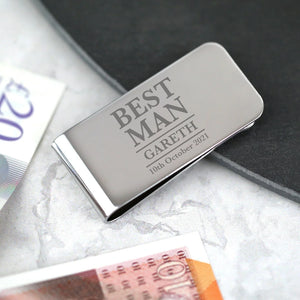 Money Clip Stainless Steel Letter Unisex Wallet Banknote Folder
