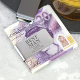 Money Clip Stainless Steel Letter Unisex Wallet Banknote Folder