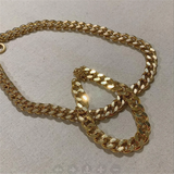 Personalized Stainless Steel Cuban Link Chain Necklace