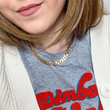 Personalized Stainless Steel Cuban Link Chain Necklace