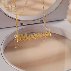 Personalized Name Necklace 925 Sterling Silver for Women