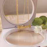 Personalized Name Necklace 925 Sterling Silver for Women
