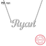 Personalized Name Necklace 925 Sterling Silver for Women