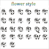 Butterfly Letters Necklace Women Girl Flower Chain Choker
