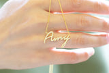 CZ Name Necklace-Personalized Gift-Dainty Jewelry