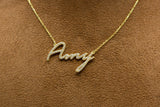 CZ Name Necklace-Personalized Gift-Dainty Jewelry