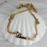 Name Necklace Cuban chain Necklace Gift for Women