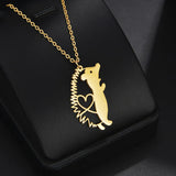 Name Necklace Little Hedgehog Engrave Name Record Birthday For Boy Baby