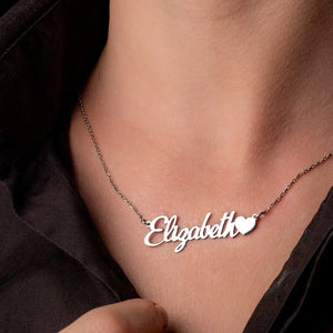 Dainty Name Necklace Gold Personalized Nameplate Jewelry