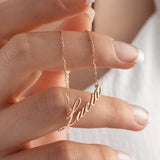 Personalized Name Necklace for Women, Stainless Steel, Dainty Jewelry