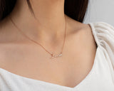 Personalized Name Necklace for Women, Stainless Steel, Dainty Jewelry