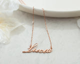 Personalized Name Necklace for Women, Stainless Steel, Dainty Jewelry