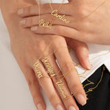 Dainty Personalized Name Necklace, Handwriting Necklace, Custom Gift
