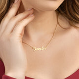Dainty Name Necklace Stainless Steel Jewelry Perfect Birthday Gift