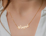 Dainty Name Necklace, Stainless Steel Personalized Necklace
