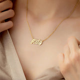 Personalized Old English Arabic Choker Necklace
