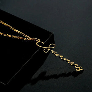 Customized Stainless Steel Name Necklace