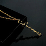 Customized Stainless Steel Name Necklace