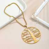 Name Necklace Car Decorative Pendant Phone Number Nameplate Jewelry