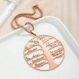 Name Necklace Car Decorative Pendant Phone Number Nameplate Jewelry