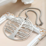 Name Necklace Car Decorative Pendant Phone Number Nameplate Jewelry
