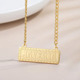Name Necklace For Women Personalized Name Pendant Nameplate Chain