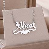 Custom Name Necklace For Women Stainless Steel Name Necklace