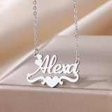 Custom Name Necklace For Women Stainless Steel Name Necklace