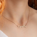 Name Necklace, Stainless Steel Personalized Necklace