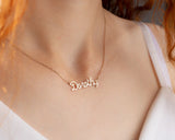 Name Necklace, Stainless Steel Personalized Necklace