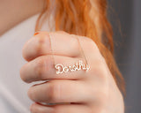 Name Necklace, Stainless Steel Personalized Necklace