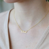 Name Necklace Chain Stainless Steel Nameplate Personalized Jewelry Pendant