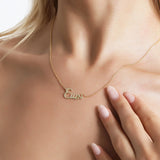 Personalized Gold Name Necklace for Women