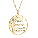 Tree Of Life Necklace Personalized Stainless Steel Jewelry