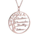 Tree Of Life Necklace Personalized Stainless Steel Jewelry