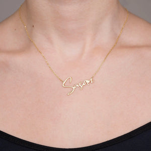 Stainless Steel Name Necklace, Personalized Gifts