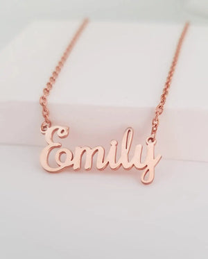 Personalized Name Necklace, Stainless Necklace, Birthday Gift