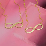 Custom Infinity Name Necklace for Women, Personalized Infinity Necklaces