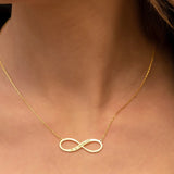 Custom Infinity Name Necklace for Women, Personalized Infinity Necklaces