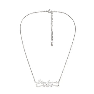 Personalized Name Necklace Stainless Steel Plated Jewelry Women