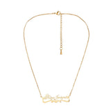 Personalized Name Necklace Stainless Steel Plated Jewelry Women