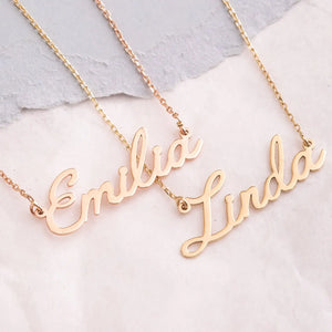 Minimalist Stainless Steel Name Necklace