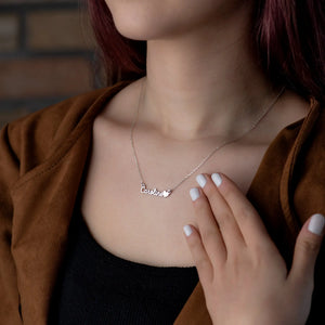 Personalized Name Necklace, Stainless Steel, Birthday Gift