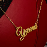 Personalized Name Necklace, Minimalist Nameplate Necklace, Gift For Woman