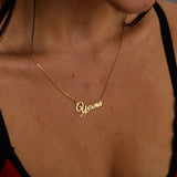 Personalized Name Necklace, Minimalist Nameplate Necklace, Gift For Woman