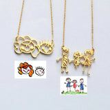 Customized Stainless Steel Name Necklace Baby Necklace