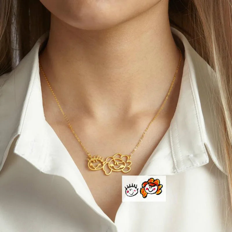 Customized Stainless Steel Name Necklace Baby Necklace