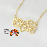 Customized Stainless Steel Name Necklace Baby Necklace