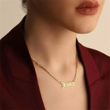 Stainless Steel Name Necklace Chain Pendant Personalized Jewelry