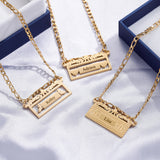 Custom Name Necklace Stainless Steel